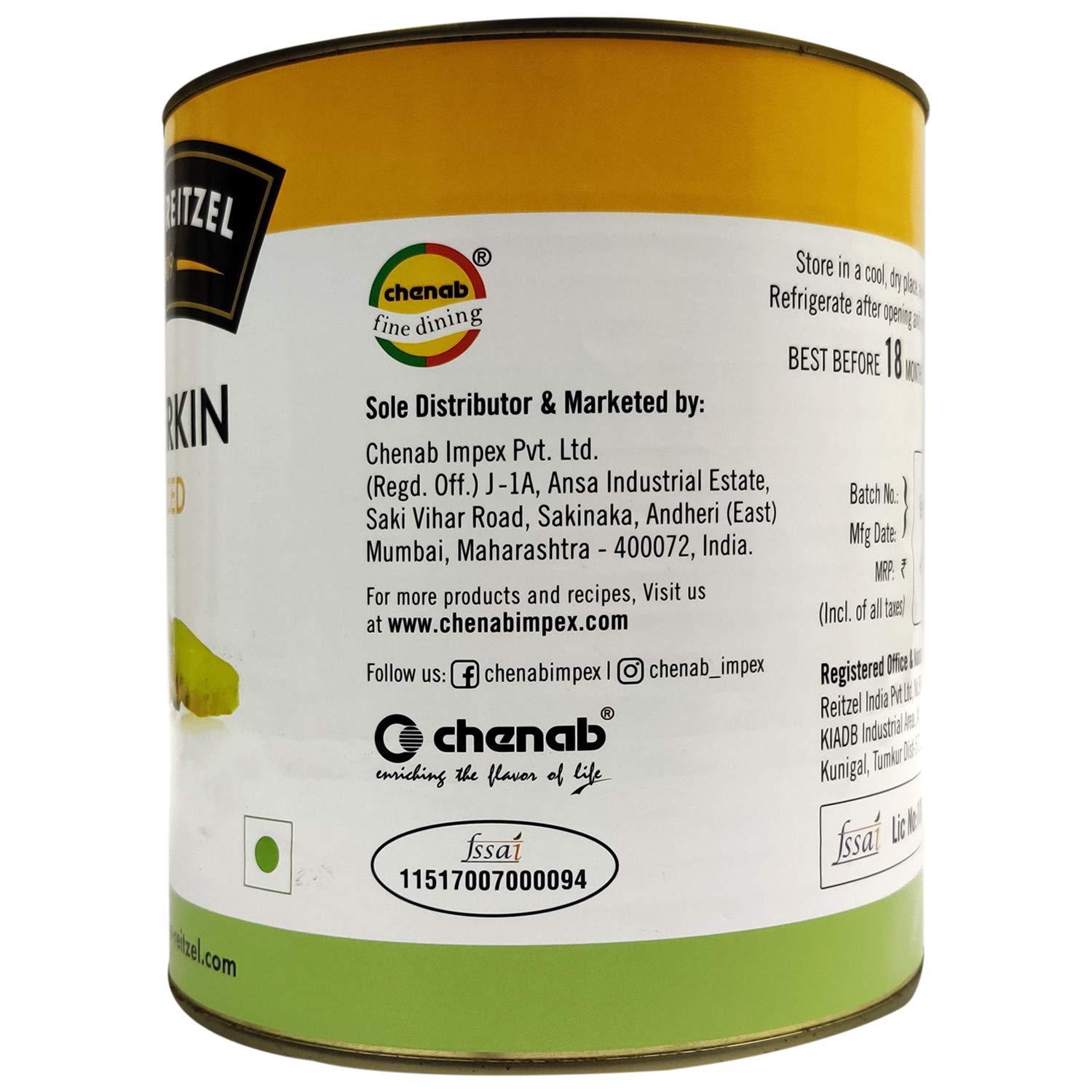 Hugoreitzel Hugo Reitzel Sliced Gherkins, 2.96kg