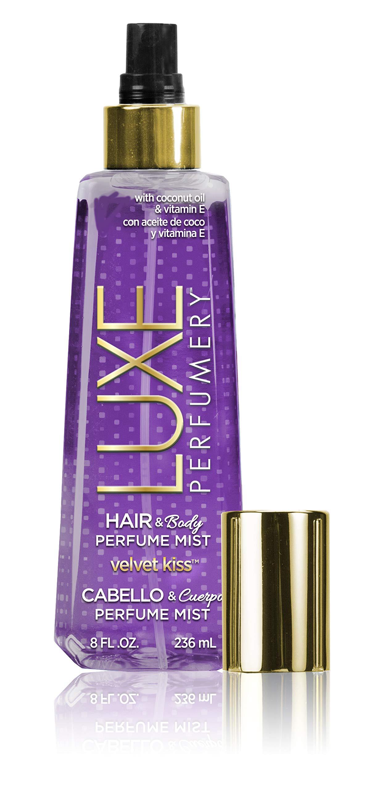 Luxe Perfumery Velvet Kiss, 8 Fluid Ounce: Luxe Perfumery Hair And Body Perfume Mist, Velvet Kiss, 8 Fluid Ounce