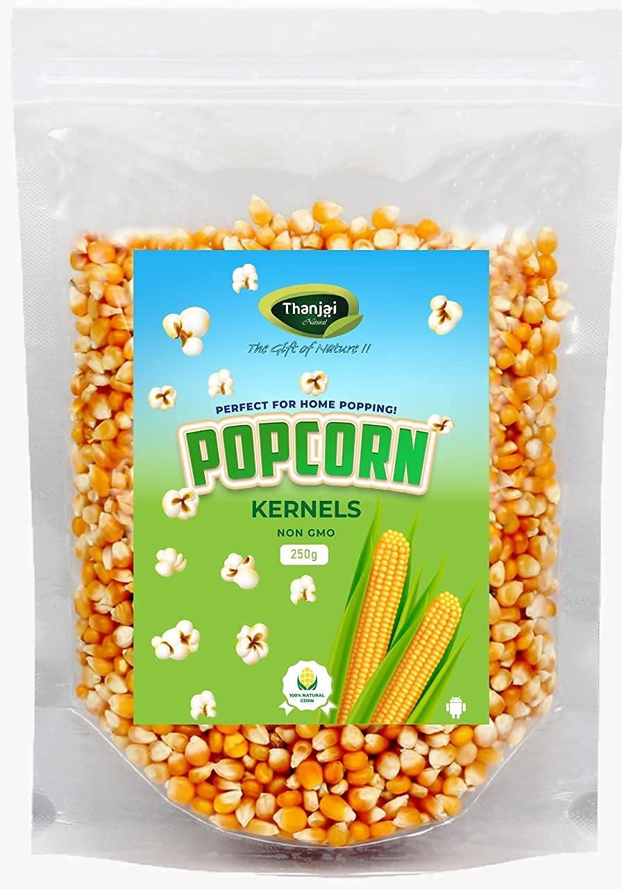 Thanjai Natural Thanjai Natural 1kg Popcorn Kernels Seeds & 100% Popping Corn (Gourmet Popcorn Kernels) - 1000g