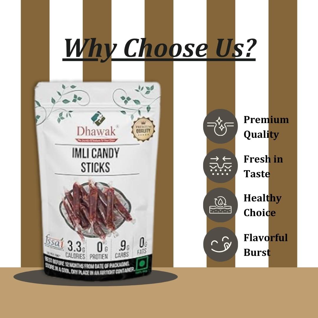DHAWAK Dhawak Imli Candy Sticks - Natural Tamarind Sweets - 900 GMS.