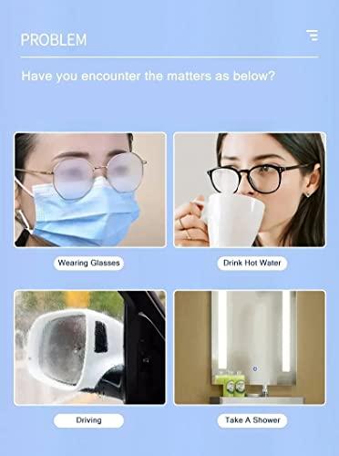 BRAINLE BRAINLE Lens Cleaning Wipes, Eye Glass Cleaner Tissues, Anti-Fog, Aqua Lens Cleaner for Spectacles, Cleans Glass lens solution and Plastic, Camera Cleaning Kit, iphone cleaning kit(100 Count)