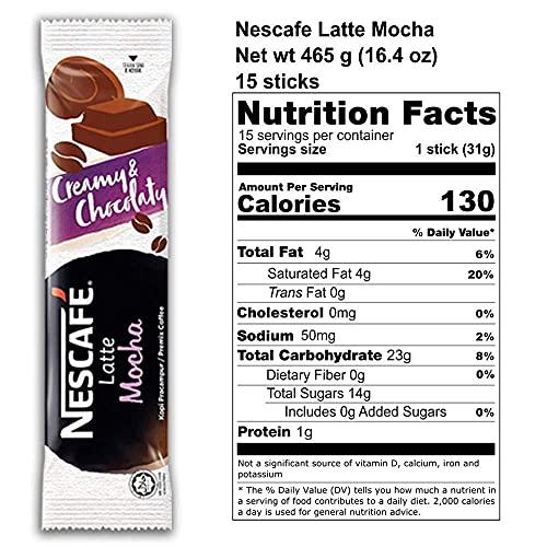Nescafé Nescafe Creamy & Chocolaty, Latte Mocha, Coffee, 465 g