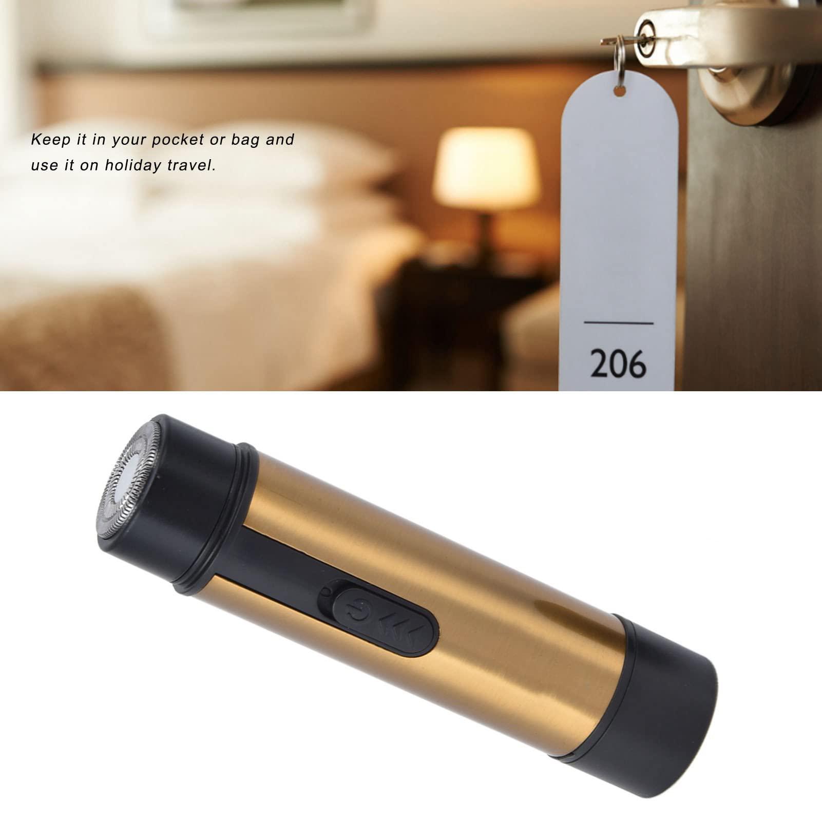 CABE Shaver, Hypoallergenic and Quiet Electric Shaver for Men and Women on The Way Back Gold Brushed