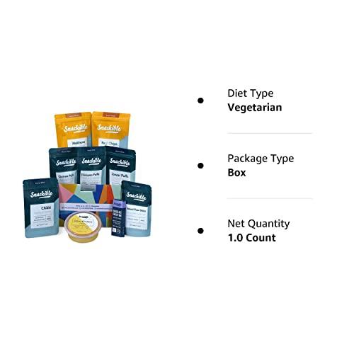 Snackible MU(N)CH BETTER Snackible Bestselling Snacks Box | Box of 10 Healthy Snacks | Healthy Gift Box | No Maida & No Refined Sugar | Best Gifting Option | Corporate Gifts | Gourmet Snacks