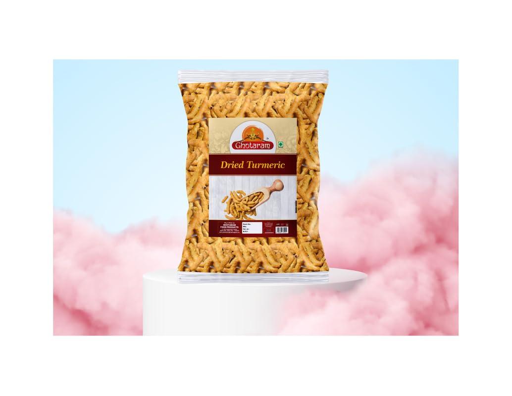 GHOTARAM Ghotaram Turmeric Whole (Haldi Sabut) | GHATTA SABUT HALDI | pasupu kommulu | Whole Turmeric Sticks/Organically Grown Haldi Gatiya||Sabut Haldi/Raw Haldi No Artificial Colours-980Gx2Pk