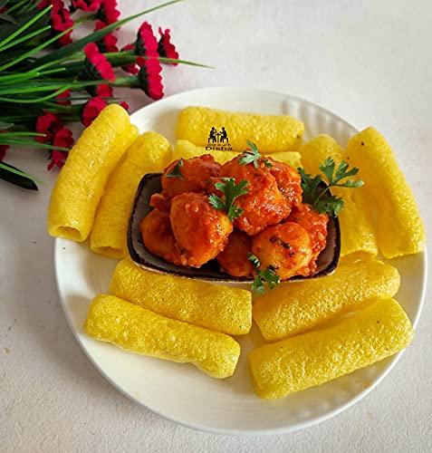 Originals Originals™ Yellow Pipe Fryums| Long Size | Healthy Indian Snack | 3 Kg