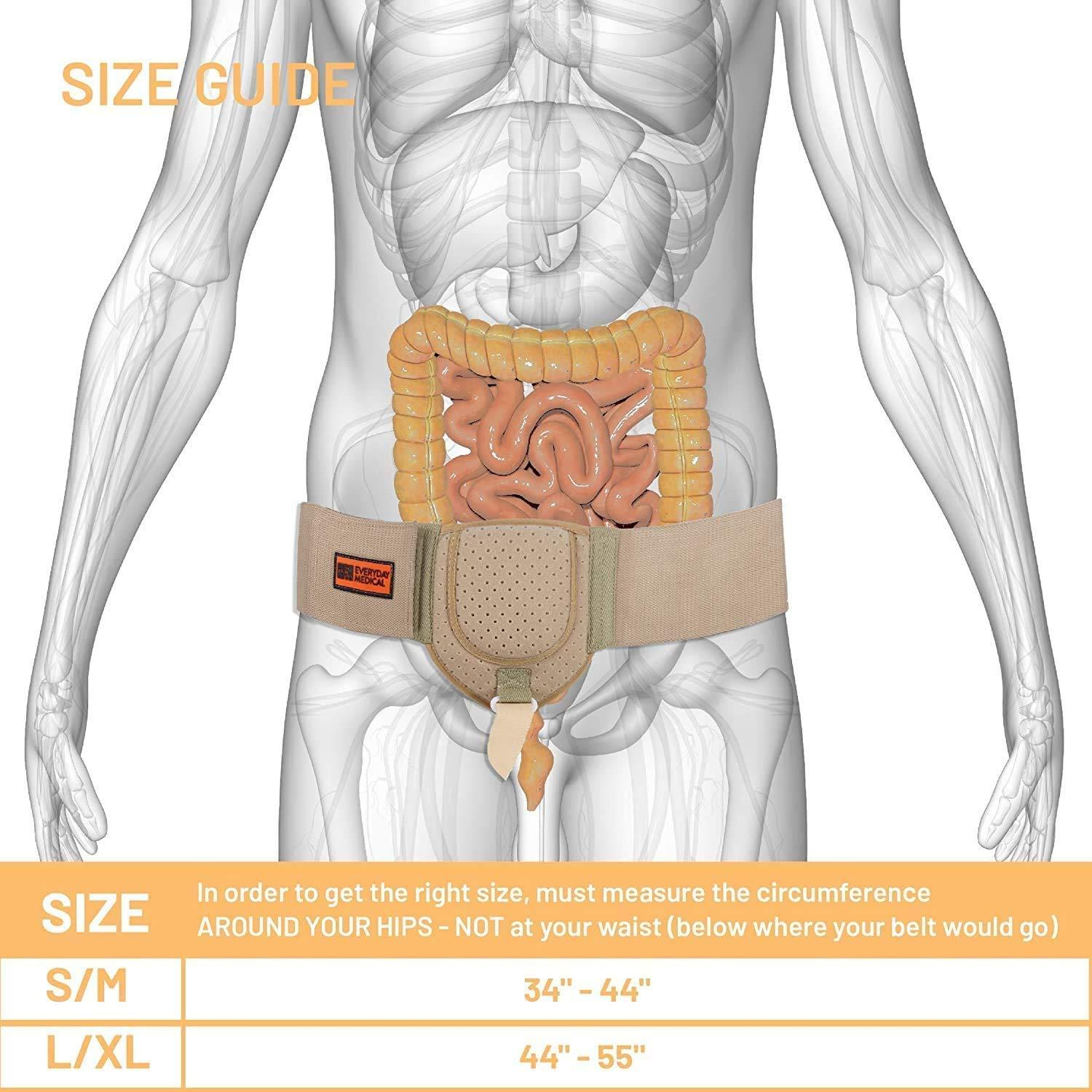 Everyday Medical Everyday Medical Hernia Guard I Inguinal Hernia Belt for Men I Left or Right Side, Post Surgery Mens Inguinal Hernia Support Truss for Inguinal, Groin Hernias I Adjustable Waist Strap I Large/XLarge