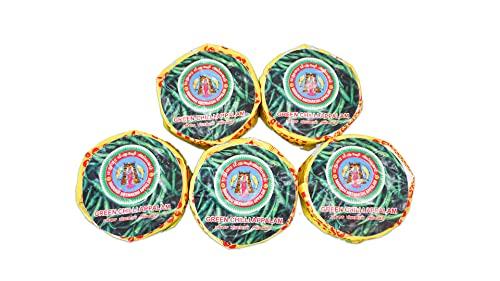 MADURAI MEENAKSHI MADURAI MEENAKSHI Greenchilli Appalam | South Indian Papad | (Size No.6, 100gm Pack of 5 (Green, 6)-Traditional Homemade / Papad/ Appalam /Papad Plain Indian Papad /Madurai Happala South Indian Papad Papadam Snack for Meals