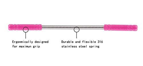 Kapmore Kapmore Facial Hair Remover Facial Threading Tool Set Removing Hairs On The Upper Lip, Chin, Cheeks, Sideburns Including Hair Epilator Wand, Beauty Tweezers,Eyebrow Shaping Razor Rose Pink