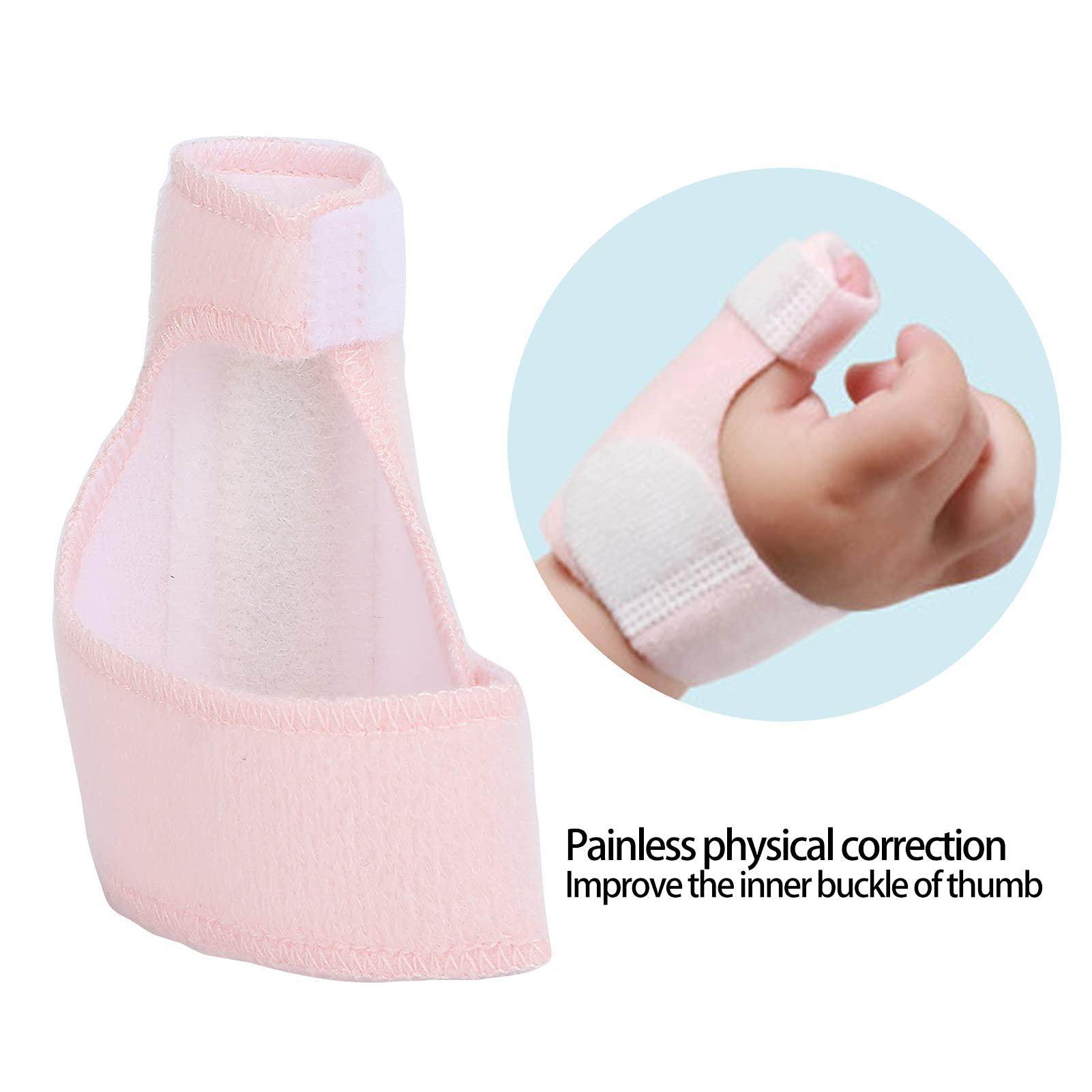ZJchao ZJchao Baby Thumb Brace Support, Soft Breathable Thumb Stabilizer Corrector Brace for Baby and Children(X-Small)