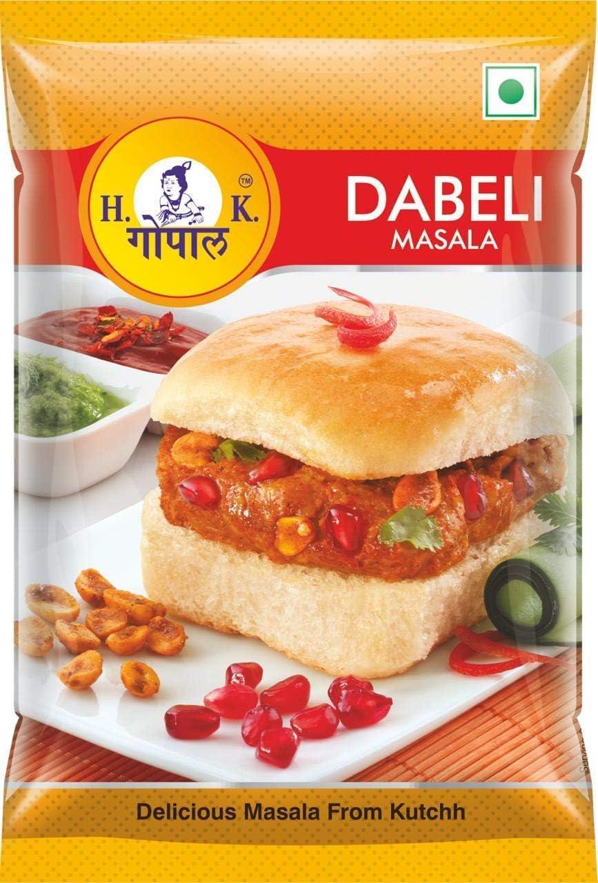 HK Gopal HK Gopal Kutchhi Dabeli Masala Powder (Anjar-Kutchh)(250Gm X2), Garlic-Dabeli Masala