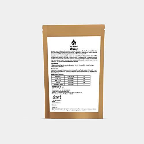 AquaHerb Aquaherb Wellness Tea Healthy Drink for Digestion, Detoxification & with Blend of 12 Herbs/Spices