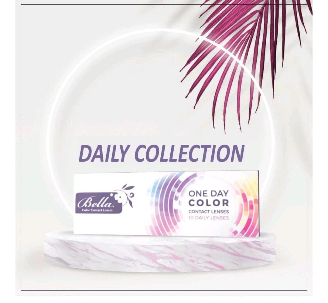 Bella Contact Lenses Bella Collection Zero Power Colour Contact Len\'s (Citrine Crystal)