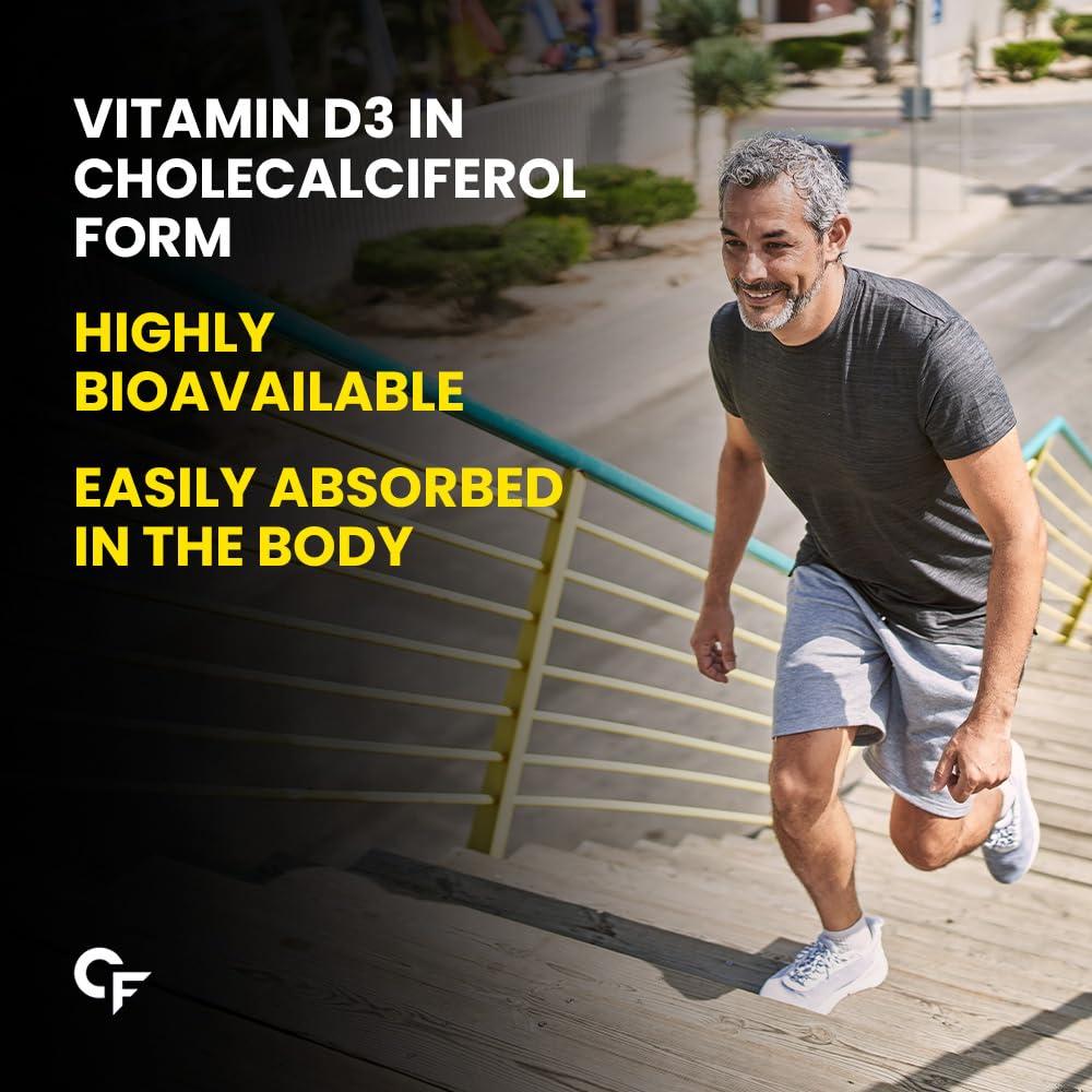 Carbamide Forte Carbamide Forte Vitamin D3 2000IU | Vitamin D Tablets for Bone & Immune Health | D3 supplement -Cholecalciferol | Vitamin D3 Tablets for Women & Men | Raspberry Flavour - 90 Tablets