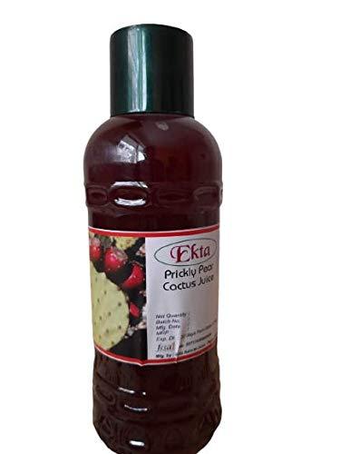 Ekta PRICKLY PEAR CACTUS JUICE, HATHLA THOR FINDLA JUICE HEMOGLOBIN BOOSTER 500ml Pack of 2