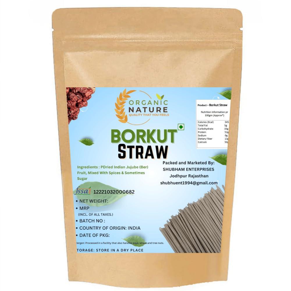 ORGANIC NATURE Organic Nature Borkut Straw / Stick / Powder | Mukhwas | Borkut churan 2 Kg