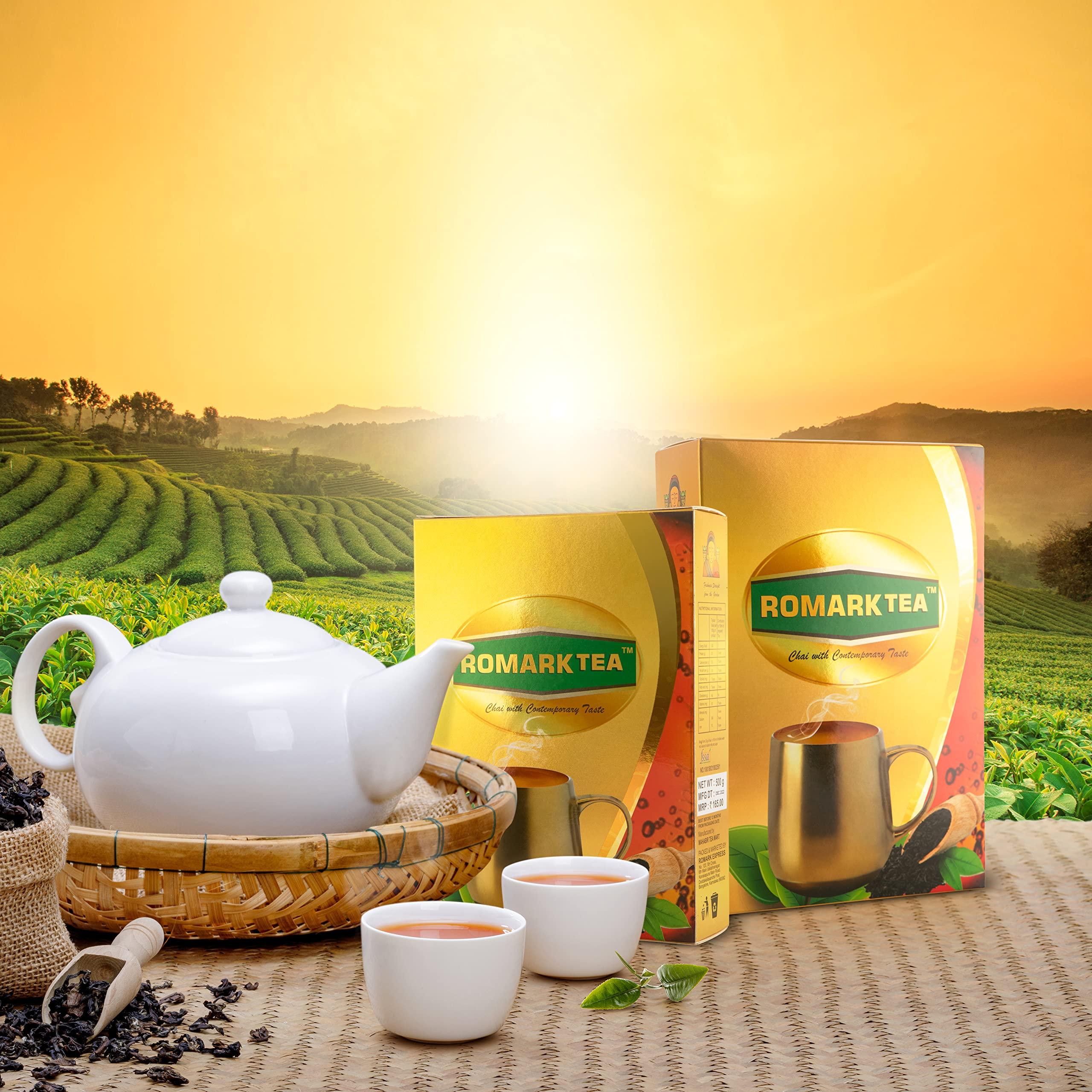 ROMARK EXPRESS Romark Express tea leaves chai patti|Chaypatti Chaipatti chai patti|black tea fresh leaves|Darjeeling loose rich Aromatic Long Leaves|Rich & Aromatic Chai|Chai kadak dust tea|Grocery item|Taja longer leaves 250G