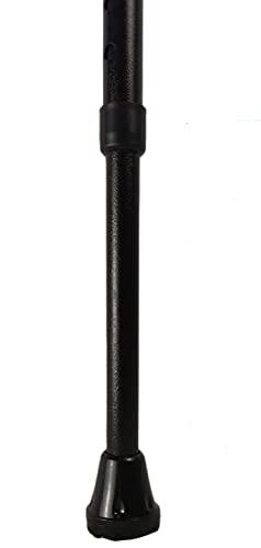 Dr. TORSO Dr. TORSO Height Adjustable Steel Crutch for Men/Women/Old Age People Patient Premium Walking Stick/Crutch (Black)