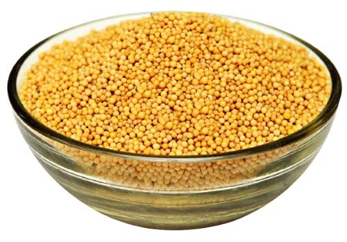 Generic Yellow Mustard Seeds 450g | Peeli Sarson | White Mustard | Sarso Seeds | Ven kadugu by VGrow Traders