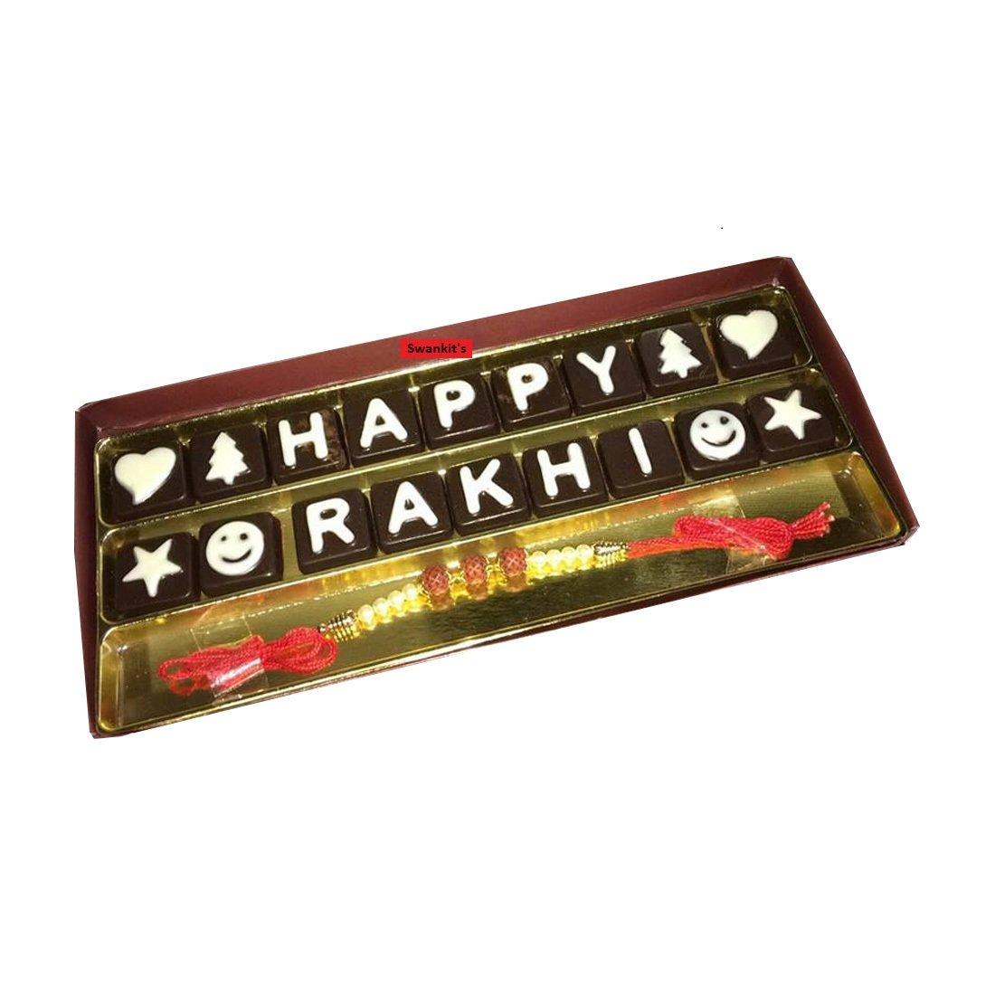 Swankit's Swankit's Happy Rakhi Message Box with A Rakhi
