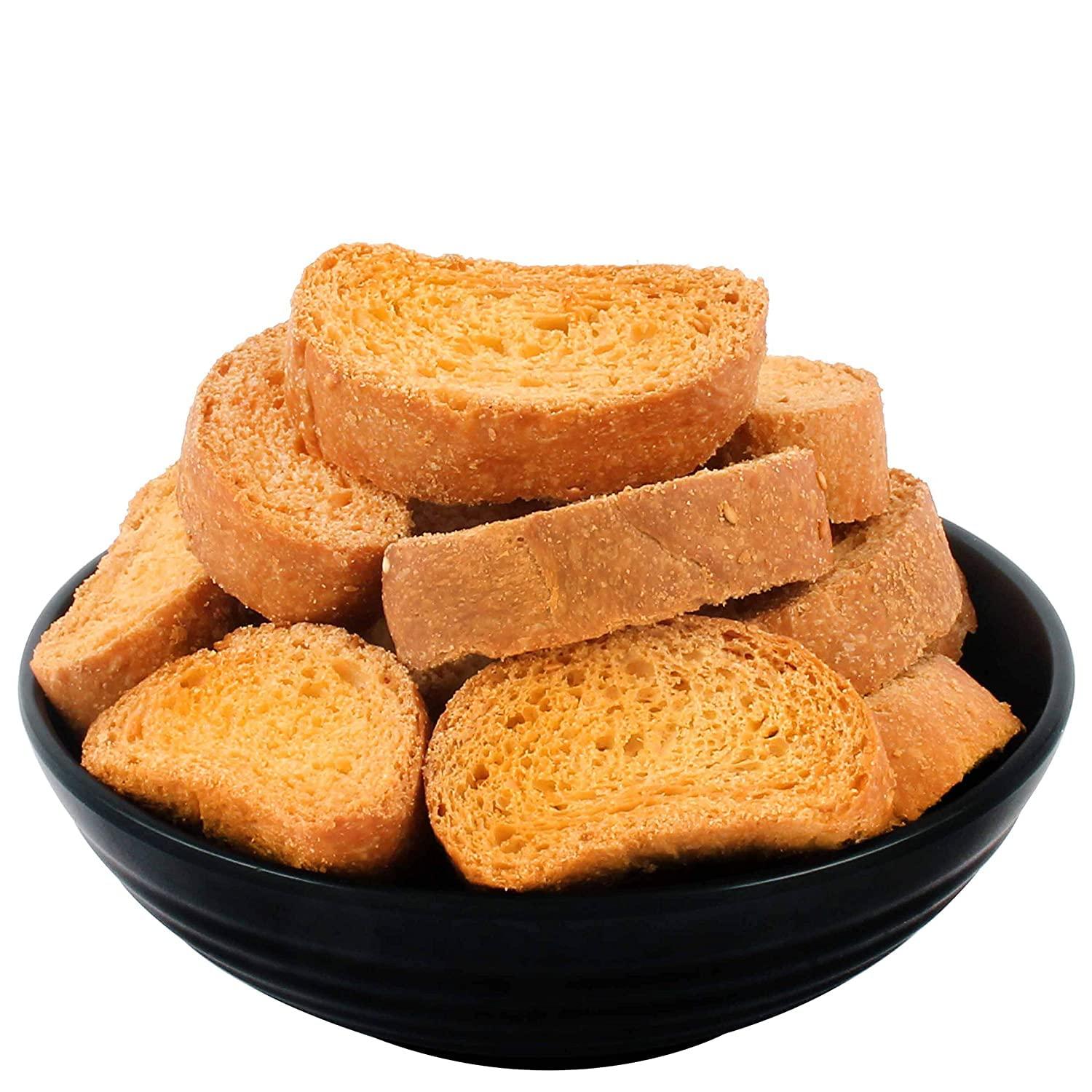 90's MILL Delight Suji Rusks/Toast/Handcrafted Biscuits/Rusks/Toast Crisping Snacks Rusk/Toast-200g(200g*1Pac)