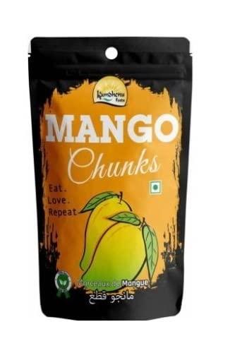 Generic Kamdhenu Foods Dried Fruit Mango Chunks Healthy Candy | Snacks, Pack of 3 | 100gm Each
