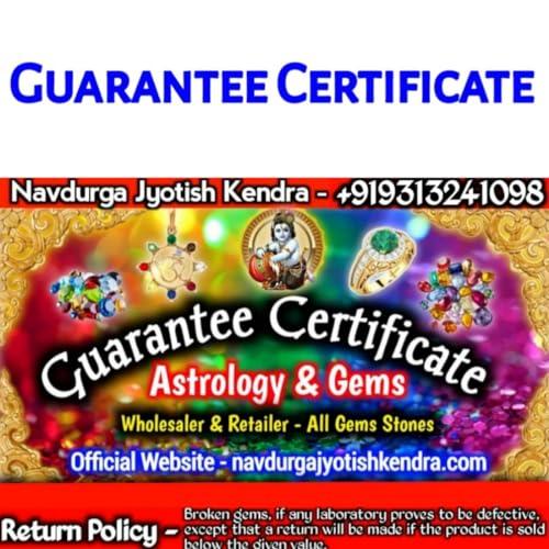 Navdurga jyotish kendra Natural Safed Hakik Stone, (A+++ Quality), (6 to 8ct), Lab Certified, Lungs, Kidneys and Intestines Occur Reduce, Removes all the Defects.