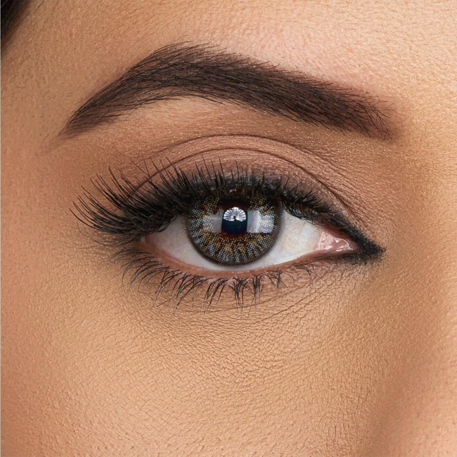 AQUALENS CONTACT LENSES Aquacolor Daily Disposable Colored Lenses with 0 Power - Stormy Gray - (10 Lens/Box)