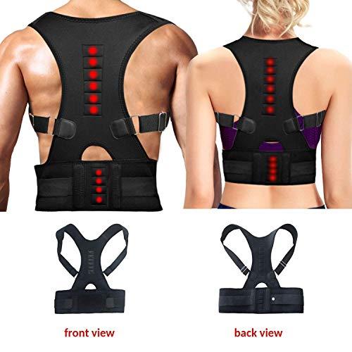 ORTHOPINE Orthopine Advanced Posture Corrector for Men & Women Universal fit Exclusive Double Strapping Contoured Lumbar Sacral Belt For Back Support Back Pain
