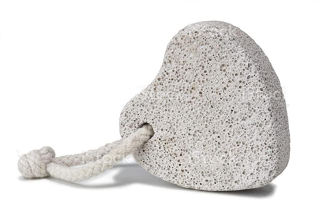 Red Square Pumice Stone 2 Pcs, Natural Lave Pumice Stone for Feet/Hand, Small Callus Remover/Foot Scrubber Stone for Men/Women - Multicolor (heart)