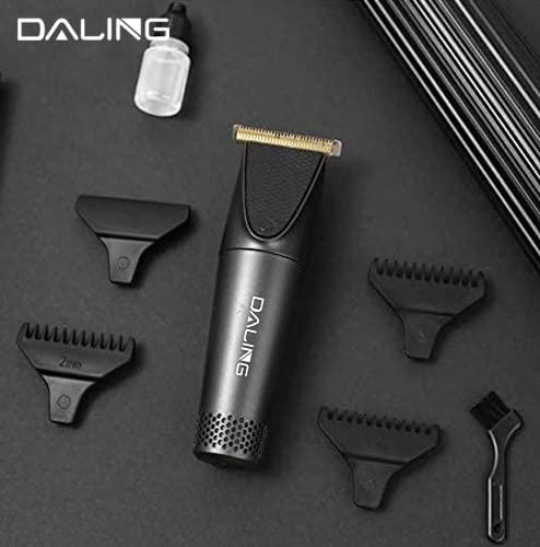 DALING DALING Electric Rechargeable Hair and Beard Trimmer for Men- 45 min Runtime, 4 Length Settings (Blue)