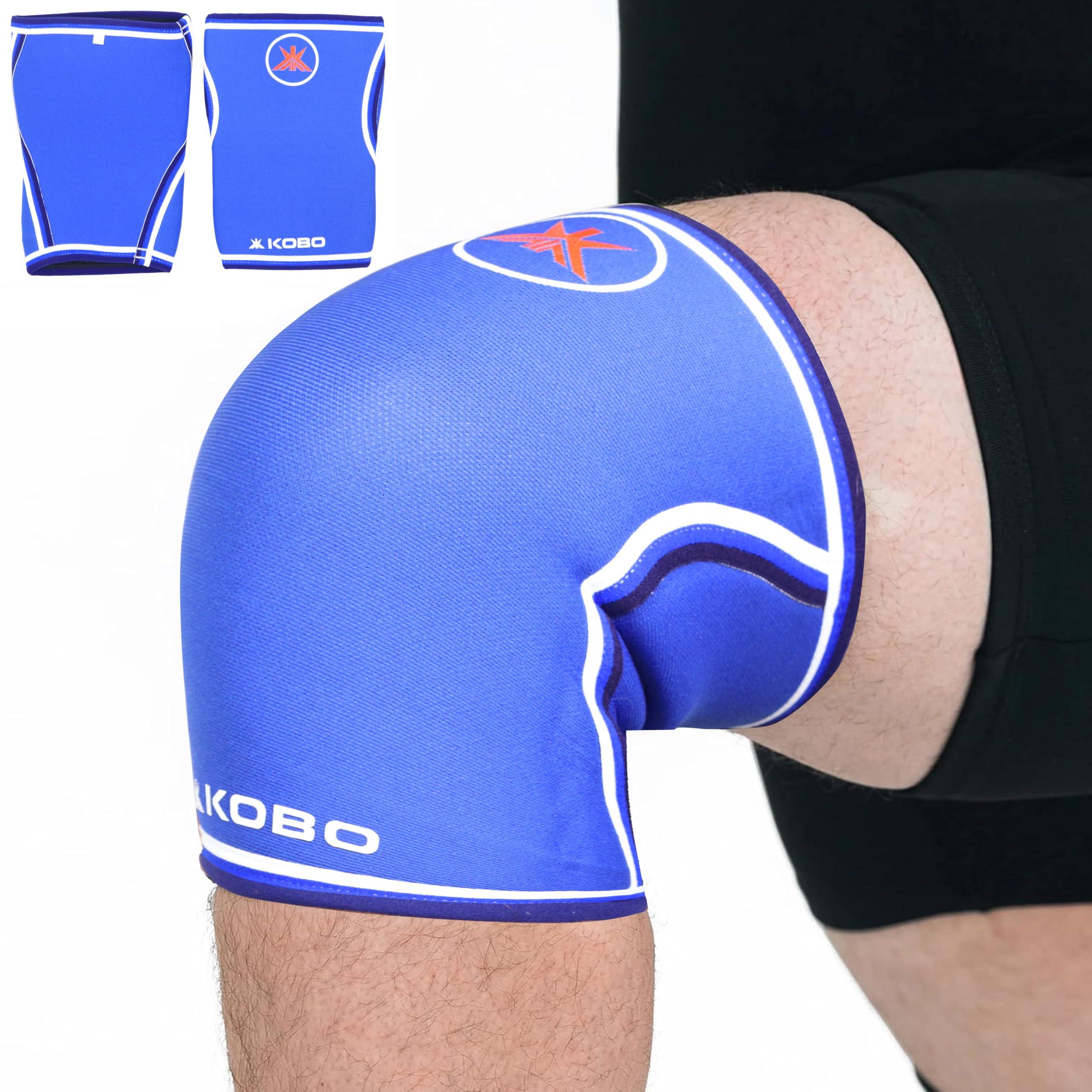 Kobo Kobo 7mm Knee Support Neoprene Power Weight Lifting Knee Sleeves/Knee Wraps Bandages
