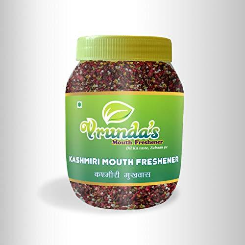 Vrunda's Vrunda's Kashmiri Mouth Freshener 500 Gm [Indian Mouthfreshner,Natural Badishep ,Healthy Fennel Seeds,Roasted Saunf,Digestive Aniseed ,Mix variyali, After Meal Mukhwas]