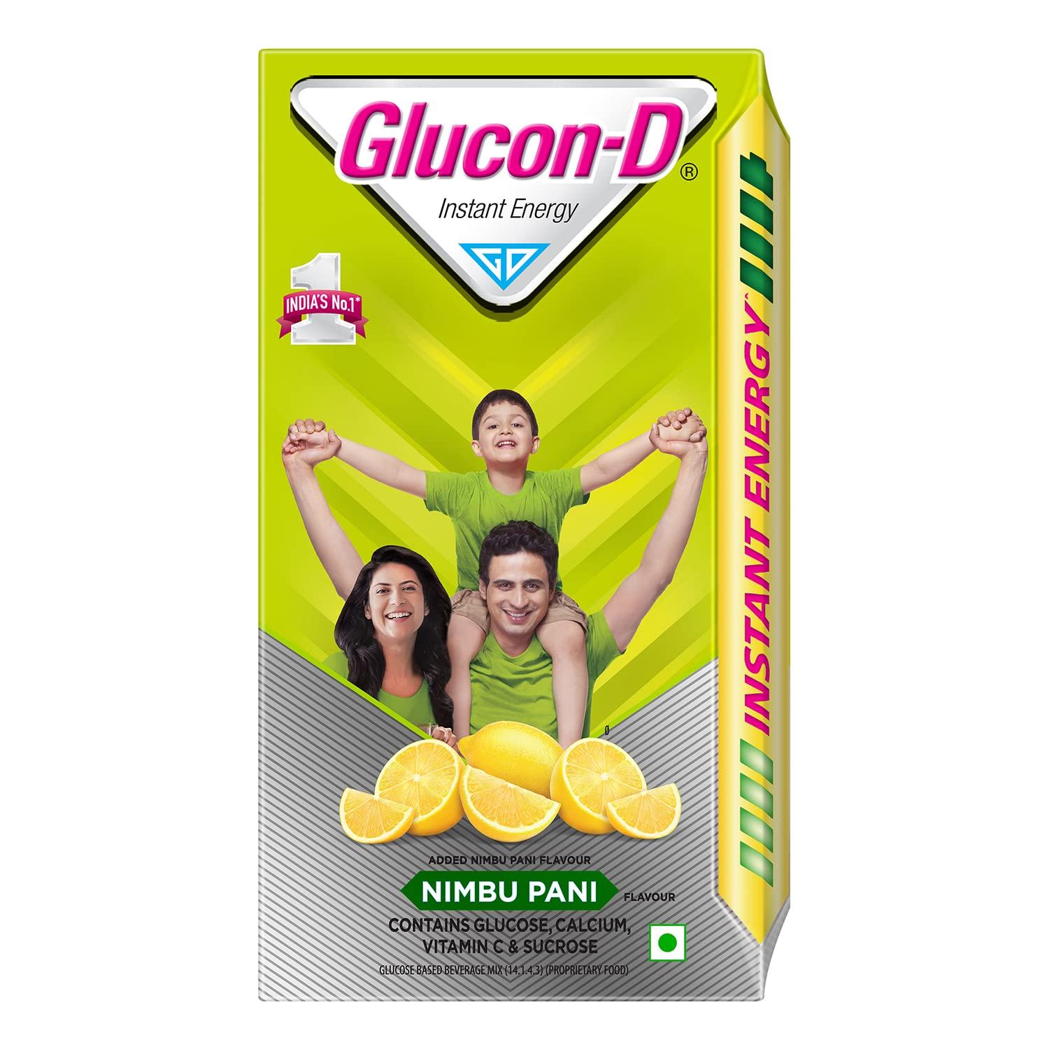 Glucon-D Glucon-D Instant Energy Health Drink Tangy Orange - 1kg Refill with free bottle & Glucon D Instant Energy Health Drink Nimbu Pani - 1kg Refill with Free Bottle