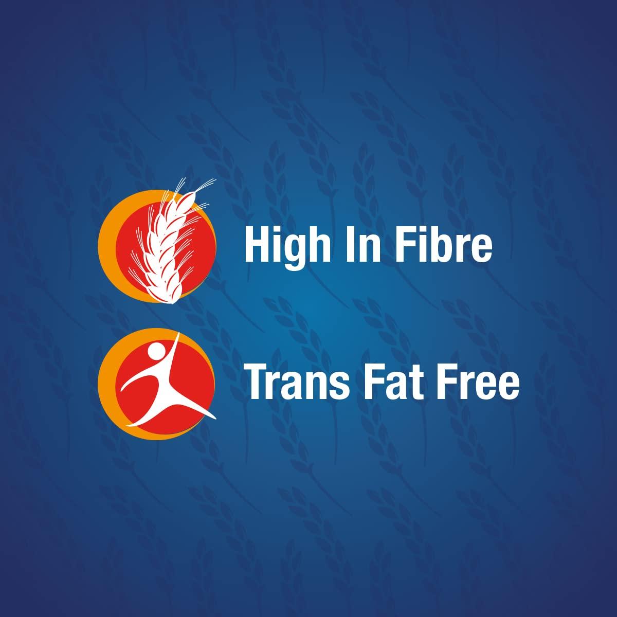 McVities McVitie's Digestive High Fibre biscuits with Goodness of Wholewheat, 1Kg Super Saver Family Pack