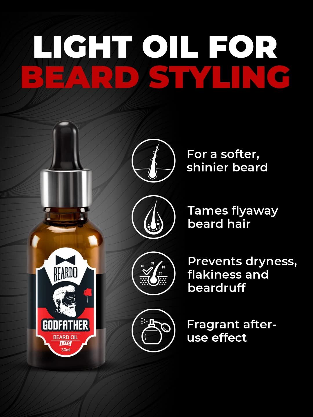 BEARDO Beardo Beard Care | GodFather Beard Wash 100ml & GodFather Beard Oil 30ml (Set of 2)