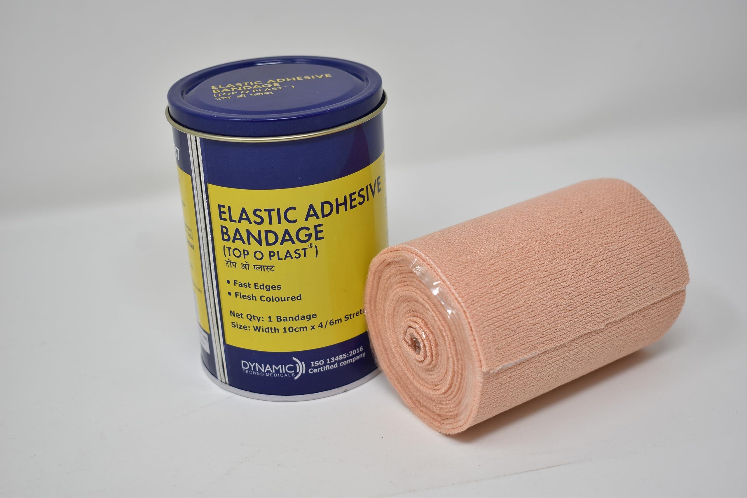 Top O Plast Top O Plast Elastic Adhesive Bandage (10 cm x 4/6 m Stretch Length)