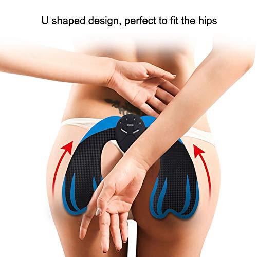Tonysa Buttock Massager, U Shaped Design Massage Pad, 6 Levels Working Intensity for Self-Training Home