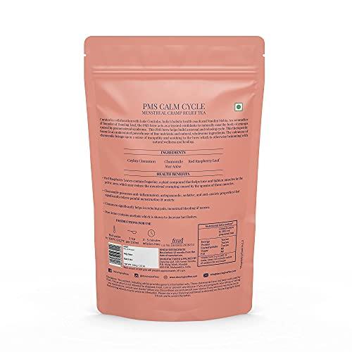 Dancing Leaf Dancing Leaf & Luke Coutinho - PMS Calm Cycle - Menstrual Soothing Tea - 100 Gms
