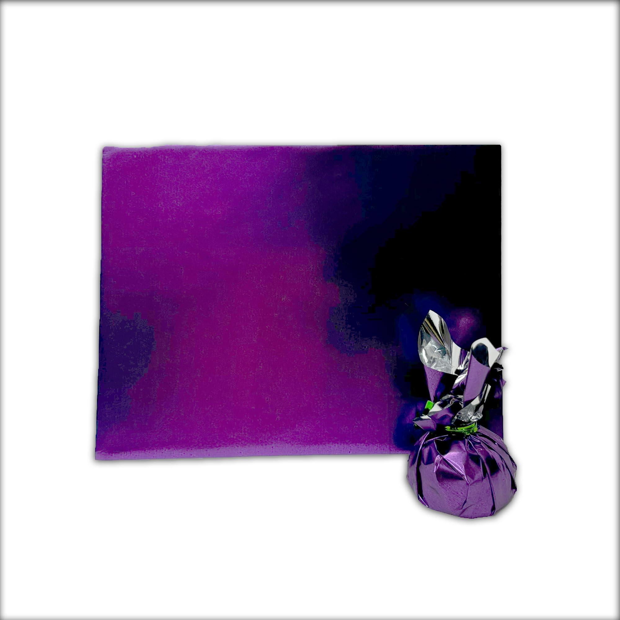 Esslly Esslly Matte Purple Chocolate Wrapper | 12.5x10.5 cm | Pack of 250 | Premium, Non-Smudge, Vibrant Colors | Food-Grade, Durable, Eco-Friendly | Made in India.