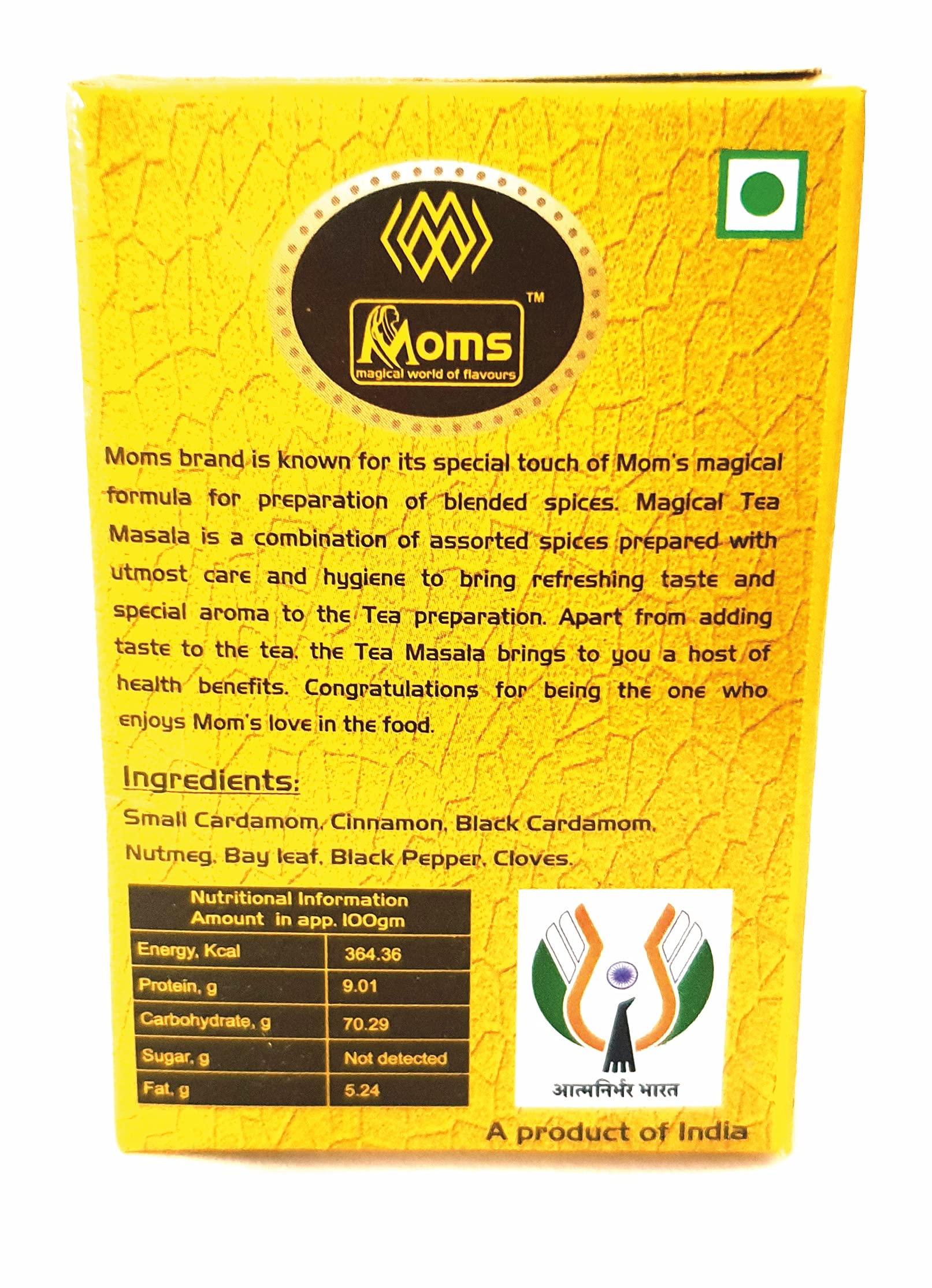 Moms Magical World of Flavours Moms Magical Tea Masala (Ginger Free) (Without Ginger, 25g) Tea Additive Immunity Booster and super taste builder.