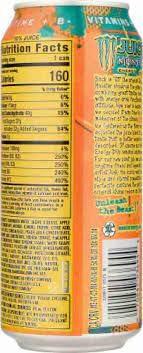 Monster Energy Monster Khaotic Energy + Juice Carbonated Energy Drink, 16.91 fl oz 500 ml, 12 Pack