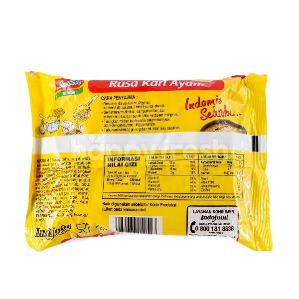 Generic Indomie Chicken Curry Noodles (Rasa Kari Ayam) - Pack of 10 - Imported UAE Noodles