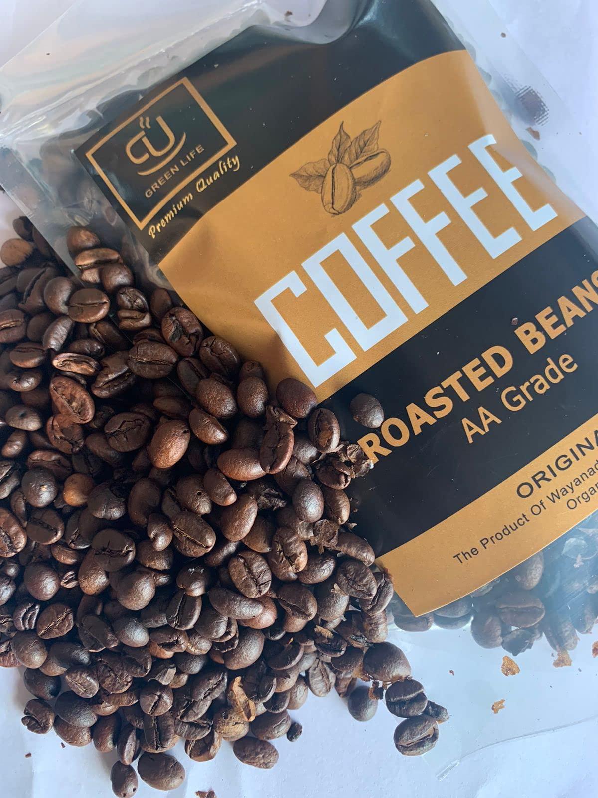 Generic GreenLife Whole Bean Coffee - Custom Roast - AA\' Grade -2 * 250g (Dark Roast) Pack of 2