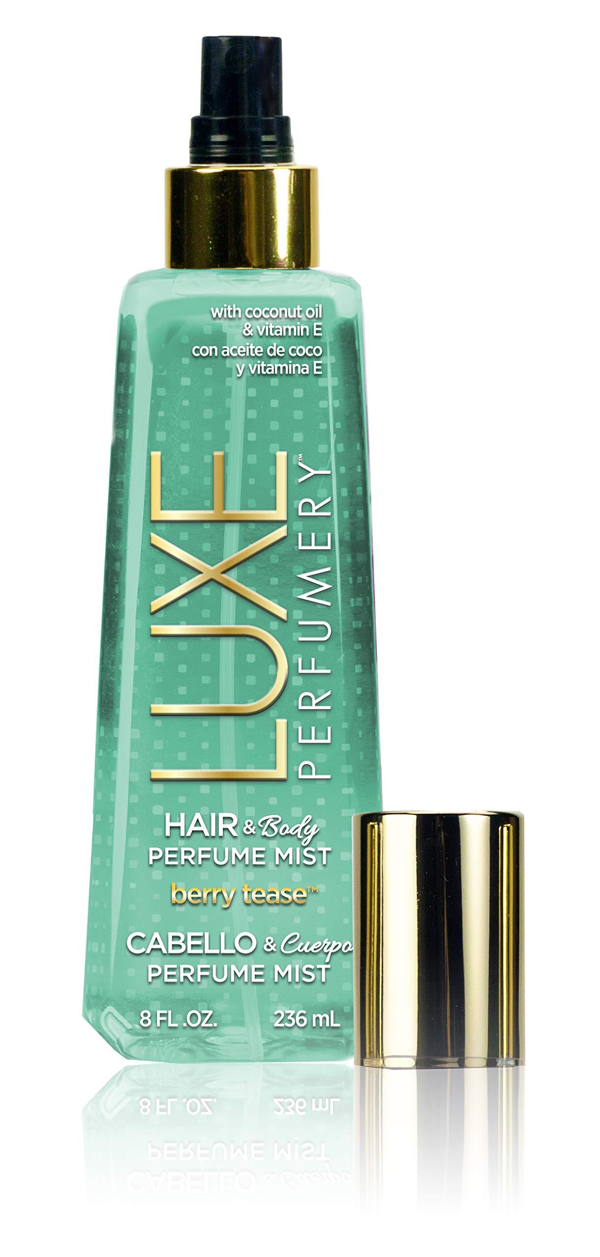 Luxe Perfumery Berry Tease, 8 Fluid Ounce: Luxe Perfumery Hair And Body Perfume Mist, Berry Tease, 8 Fluid Ounce