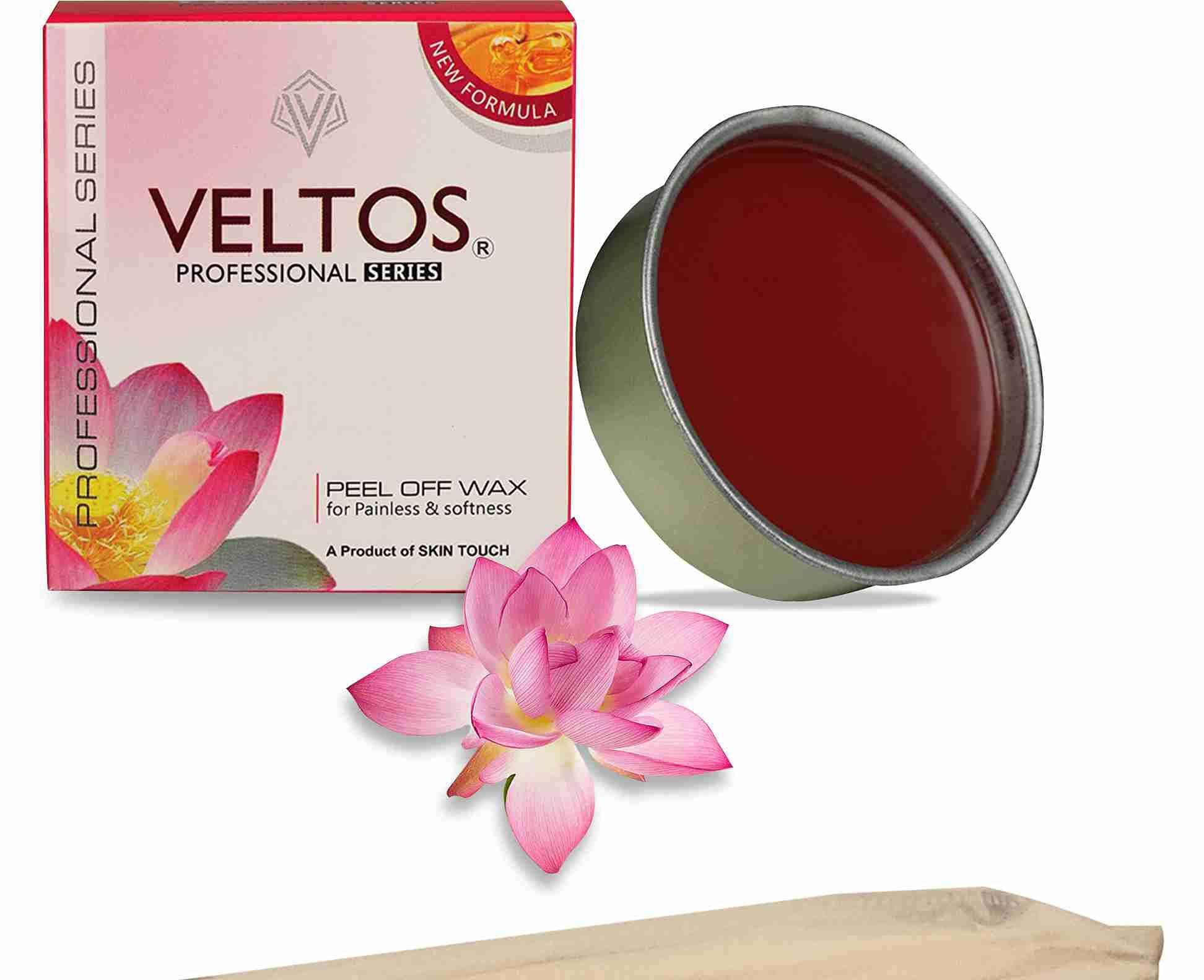 VELTOS Veltos Professional Facial Peel Off Katori Face Wax Combo Kit Pack of 3 (Aloe Vera, Apple Regular & Red Wine 80gm Each)