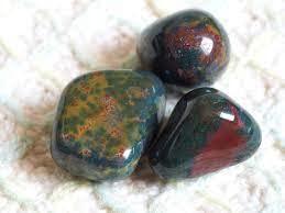 Divinity Crystals Divine Blood Stone Crystal Original Tumble For Manifestation, Healing and Meditation (Value Pack of 2)