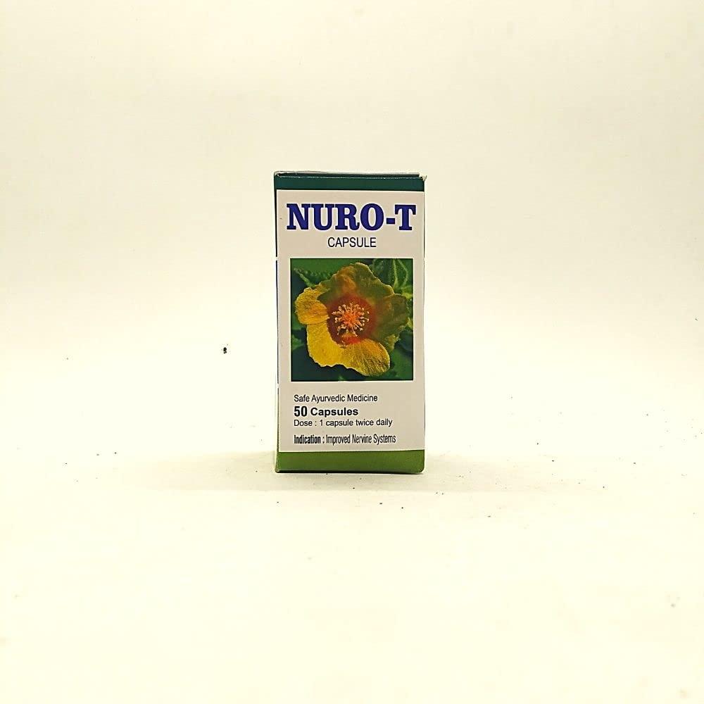 HERBSHD Ayurvedic NURO-T 50 Capsule for Nerve System | Pack of 2