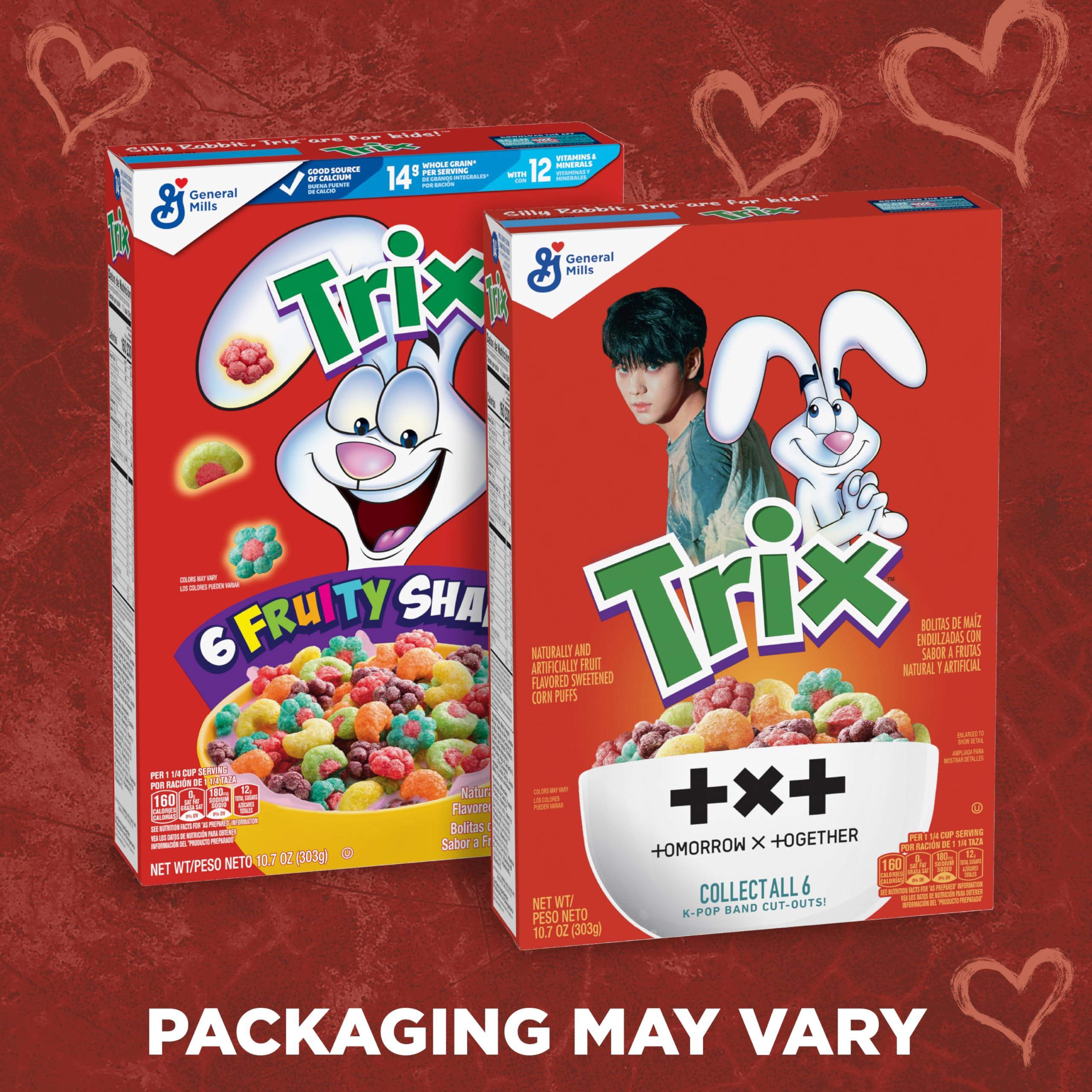 General Mills General Mills Trix Fruit Flavored Sweetened Corn Puffs Cereals, 10.69 oz 303 g