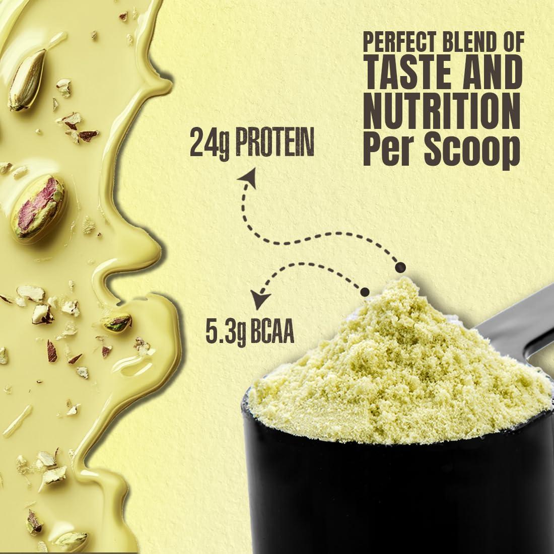 BEASTLIFE BeastLife Whey Protein Powder Kesar Pista With Ultrasorb Tech 924g,24G Protein,5.3G Bcaa,Sports Nutrition|High Absorbtion Fuels Muscle|Speed Recovery For Men & Women(27 Serving (Pack of 1), Kesar Pista)